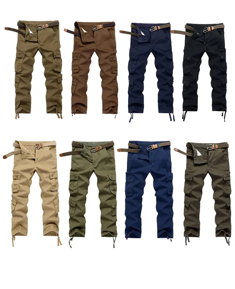 Men's Tactical Pants Casual Cargo Pants Outdoor Sports Work Trousers High Quality Joggers Hiking Pants Korean Sweatpants