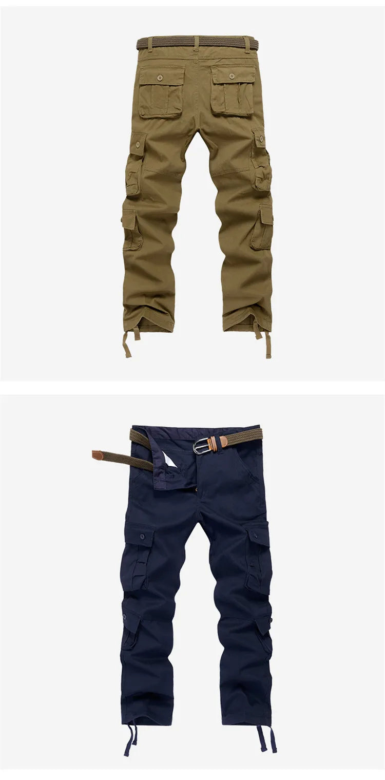Men's Tactical Pants Casual Cargo Pants Outdoor Sports Work Trousers High Quality Joggers Hiking Pants Korean Sweatpants