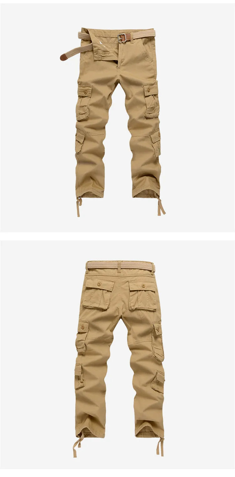 Men's Tactical Pants Casual Cargo Pants Outdoor Sports Work Trousers High Quality Joggers Hiking Pants Korean Sweatpants